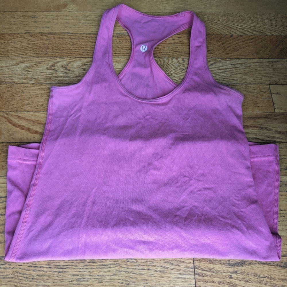 Lululemon pink tank top